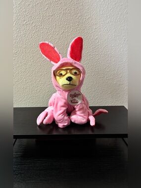 Raising Cane's 2025 Pink Bunny Cane Plush "A Christmas Story" Ralphie Cane NWT